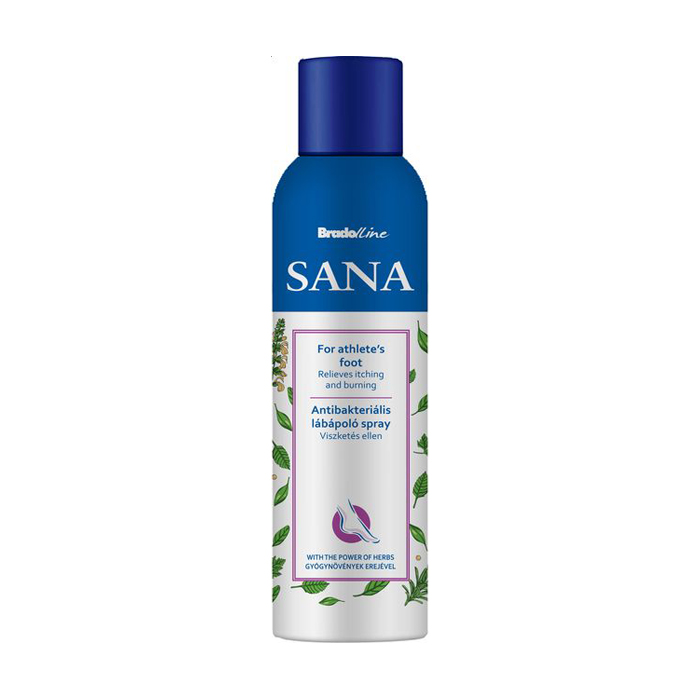 Антибактеріальний спрей для ніг Bradoline Sana, 150 мл